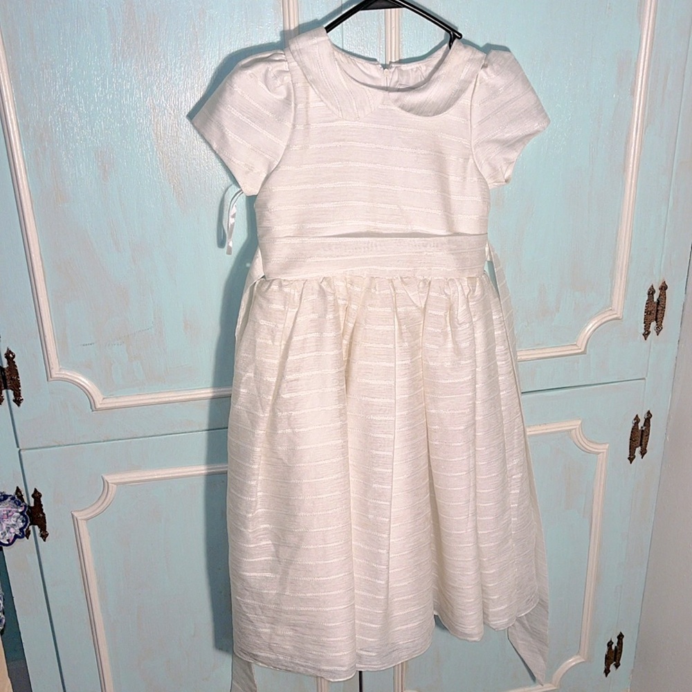 Beautiful beige with golden party dress